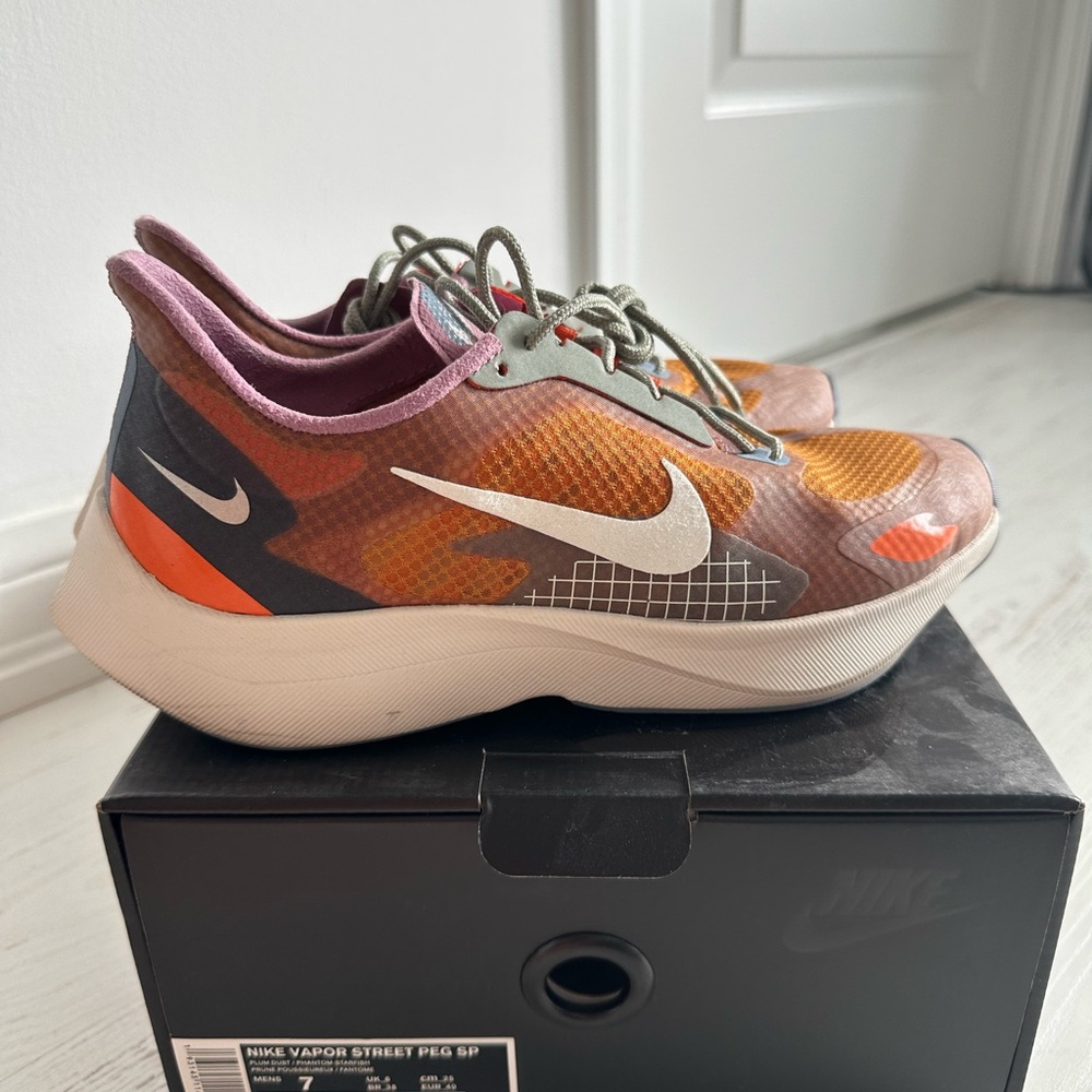 Nike Gyakusou Vapor Street Pegasus SP Orange and Gray Sneakers